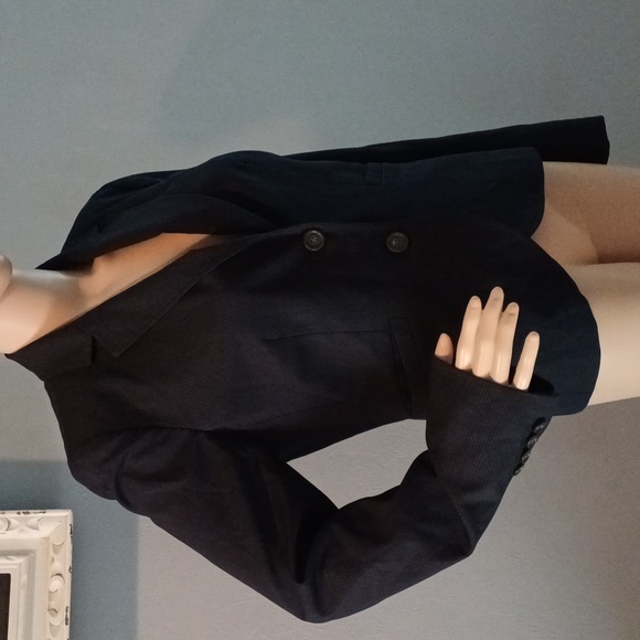J.Crew Schoolboy navy pinstripe 2 button wool blazer jacket 4 - Picture 7 of 13